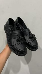 Sepatu Formal Docmart Loafers Pria Hitam Matte Doff Sepatu Docmart Wanita Sepatu Penny Slip On Pria Uk 39-43 Big Size Sepatu Casual Pria Keren Sneakers Oxford Sepatu Cowok Terbaru 2023