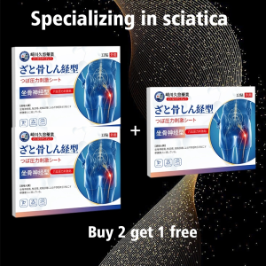 Japan sciatic nerve pain Patch Pain Relief Patch  Relieve lumbar spine back sciatic nerve leg pain lumbar compression and numbness神经贴