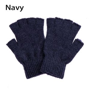MENGLIANG Căn bản Co giãn Cashmere Len dệt  Găng tay đánh máy / nhắn tin Găng tay cụt ngón Găng tay nửa ngón