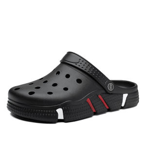 Free Shipping MenS Summer Outdoor Clogs Non-Slip Thick-Soled Beach Sandals Trendy Large-Size EVA Slip-On Sandals