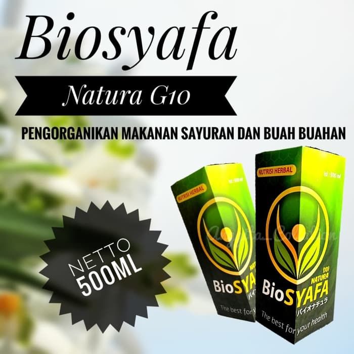 BIOSYAFA NATURA G10 - Bio Syafa G10 probiotik siklus obat herbal ...