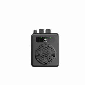 Wireless Voice Amplifier with 2 Wireless Mic Lavalier Portable Voice Amplifier for Teachers Instructor Meeting Bluetooth Speaker Include Dual Microphone for Yoga