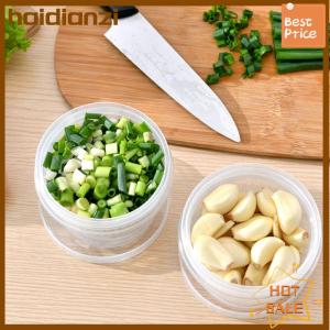 haidianzi Tươi giữ hộp của hành tây gừng tỏi nhà bếp rau nhựa tủ lạnh niêm phong lưu trữ SCALLION hộp cống