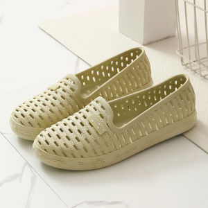 Free Shipping White Mesh Thick-Soled Sandals WomenS Nurse Shoes Soft-Soled Shoes For Mothers Work Shoes Comfortable Flat Shoes Perforated Shoes Walking Shoes