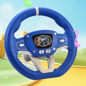 GOOD STUFF Multi Functional Copilot Steering Wheel 360 ° Rotation Montessori Simulation Steering Wheel Toys Copilot Toy Early Education Simulate Driving Car Toy Kids Toys