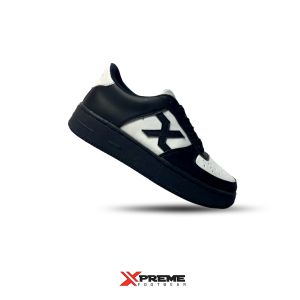 SEPATU SNEAKERS KASUAL PRIA WANITA XPREME EXLUSIVE HITAM PUTIH PANDA SOL HITAM