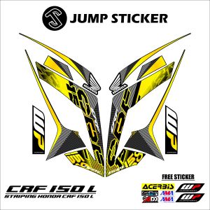 Stiker striping honda CRF 150 L grafis variasi 007