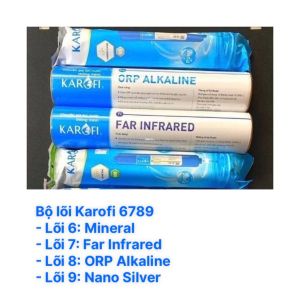 Bộ Lõi Lọc Chức Năng KAROFI (123RO Dupont 10L/H56789) - Tem Cào Kiểm Tra Hàng Chính Hãng - Lõi lọc nước Karofi