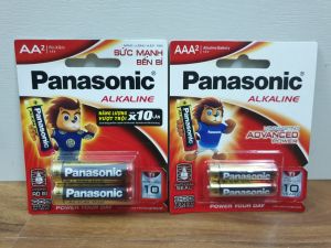 Pin Panasonic Alkaline AA / AAA Vỉ 2 Viên (LR6T/2B-V) chính hãng