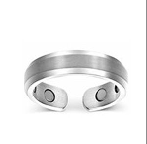 Magnetic Ring Magnetic Health Care Ring Adjustable Copper Ring Rose Gold Plated Opening Ring