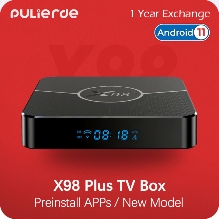 【Pre-install Apps】X98 Plus 4GB 64GB Android Box Tv S905W2 Android11 TV ...