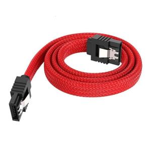 Nylons braideds SATAIII Cáp 50cm màu matches khóa an toàn clip thả thấp kết nối cho PC thành phần