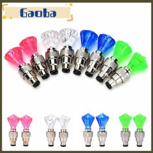 gaoba LOKIYA 2x LED Motorcycle Cycling Bike Bicycle Wheel Tire Valve Flashing Light Car Lamp
