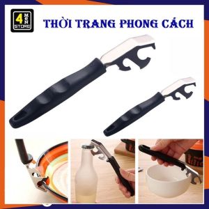 Dụng Cụ Mở Nắp Chai Lọ 4in1 Thông Minh - Khui Nắp Hộp Bằng Nhựa Chống Trượt Dễ Mở Siêu Nhanh - Đồ Mở Hộp Nắp Chai Kẹp Lon 4 Trong 1