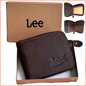[ FREE BOX ] TRENDY NEW FASHION COW LEATHER ZIP SHORT WALLET MENS WALLET LEATHER DOMPET ZIP LELAKI KULIT LEMBU BETUL READY STOCK IN MALAYSIA 男士短款拉链钱包 牛皮钱包 皮革钱包 现货