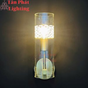 Đèn treo tường thuỷ tinh gắn tường trang trí phòng ngủ phòng khách cầu thang 220V VK141 Tân Phát