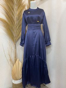 Gamis Kondangan Aesthetic Satin Silk Premium Import Simple Elegant Murah Mewah Kualitas Premium 2023