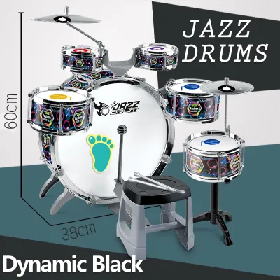 Minsine Drum set for boys girls Kids Drum Set Jazz Drum Set best seller best gift good for 3 to 7 yrs old