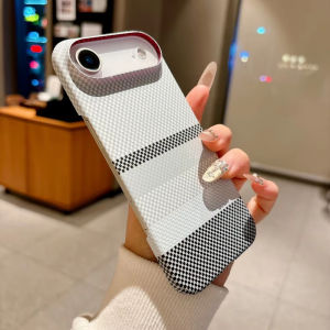 Luxury Frosted Half Frame Carbon Fiber PC Magnetic Case For iPhone 17 Air 16 15 14 13 Pro Max For Magsafe Wireless Charge Cover