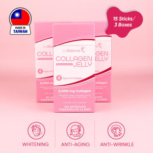 LivBalance Collagen Jelly (15 Sachets): Age-Defying Beauty with 4 Types of Collagen & Hyaluronic Acid
