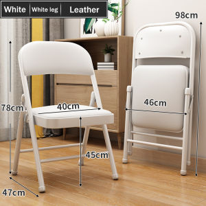 Folding Chair Conference Chair Office Chair Home Backrest Chair Desk Chair Meeting Seat Chair Study Leather Chair