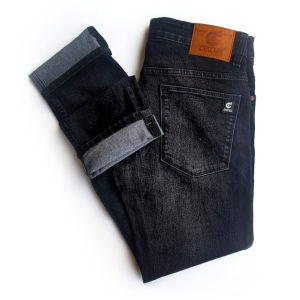 Jeans Slimfit Pria Washed Sandwash Ukuran Besar S/M/L/XL/5XL