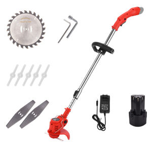 Rechargeable multifunctional small electric weed whacker lithiumion power lawn mower