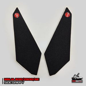 GRIPPY KAWASAKI NINJA 500/SE/Z500 RUBBERIZED TANKGRIP PROTECTOR TRACTION ANTI SLIP PADHESSIVE