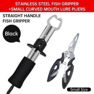 Fishing Pliers Fishing Control Grip Fish Lip Gripper Fishing Tackle Tools Vigrously Stainless Steel
