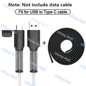 KIMP Charger Cover Protector Silicone Cable Accessory iP-18/20w Type C/USB Charger Plug Cable Port Fast Charger Cable Charging Cord Protective sleeve