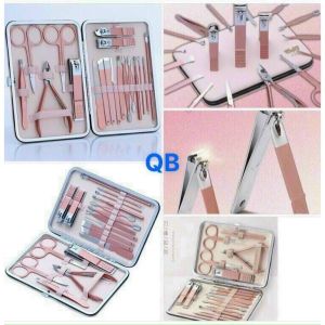 Bộ Làm Móng Đồ Cắt Móng Tay Dụng Cụ Cắt Tỉa Móng Bộ Cắt Tỉa Móng 18 Món Bộ Dụng Cụ Chăm Sóc Móng 18 Chi Tiết Loại To Đủ Phụ Kiện Cắt Sửa Móng Kiềm Cắt Móng Inox Dày Dặn Kèm Kéo Cắt Lông Mũi. Nhỏ Gọn Siêu Tiện Dụng.