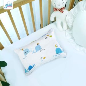 Gối cho bé sơ sinh chính hãng Goodmama mềm mại êm ái với nhiều họa tiết siêu cưng