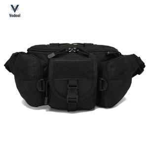 Portable Fishing Tackle Waist Bag Nylon Outdoor Sports Waist Pack Waterproof for Camping Hiking Traveling Running [Vodool Shophouse]