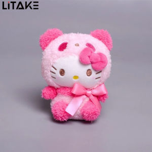 Plush Doll Cute Cartoon Transformed Panda Kuromi Melody Cinnamoroll Plush Doll Pendant