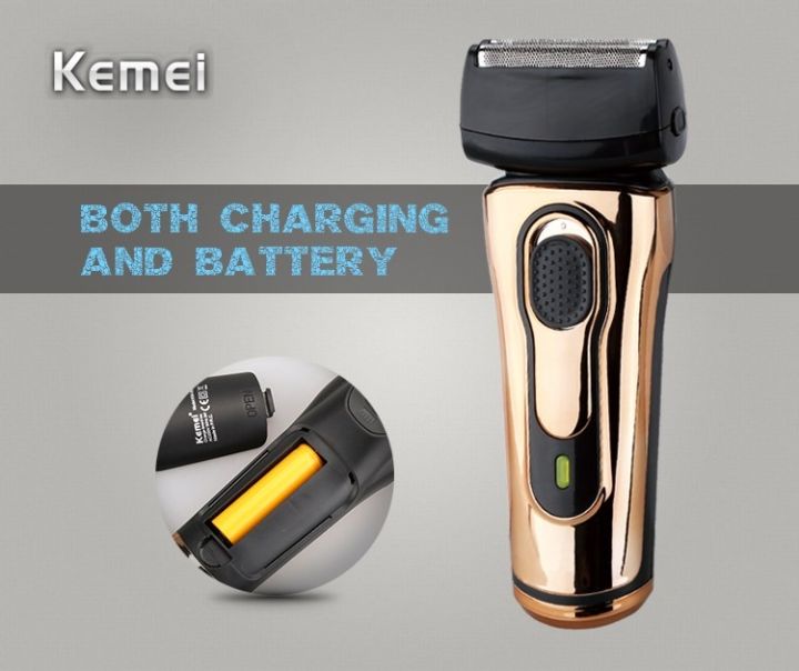 KM-868 - KEMEI Rechargeable Electric Twin Blade Reciprocating Razor ...