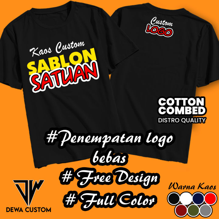 design kaos custom