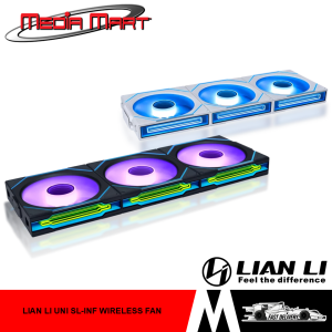 LIAN LI SL-INF WIRELESS 120 FAN (REGULAR/REVERSE BLADE) (BLACK/WHITE) 1PC PACK/3PC PACK
