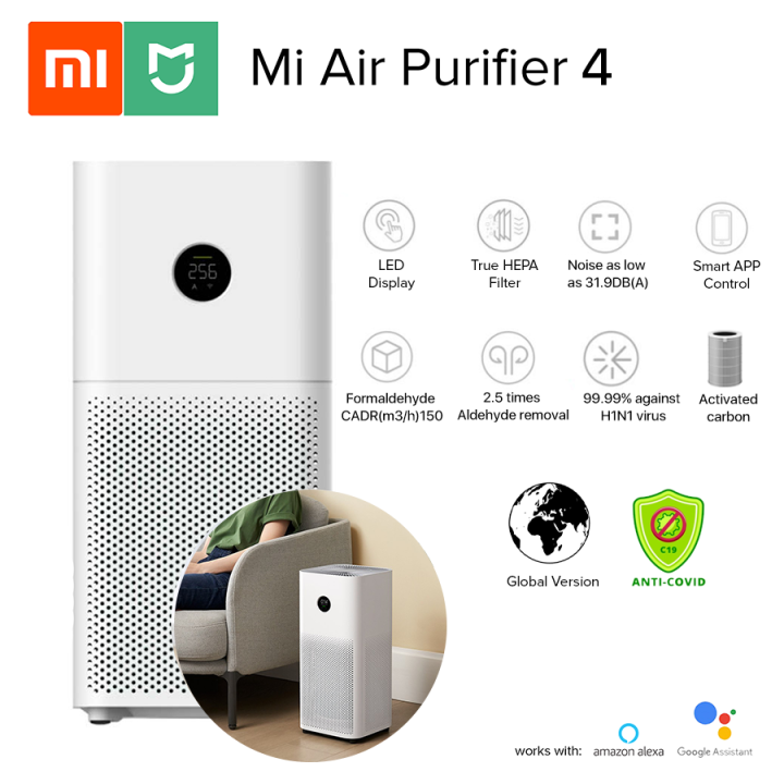 Xiaomi air purifier 3h deals google home