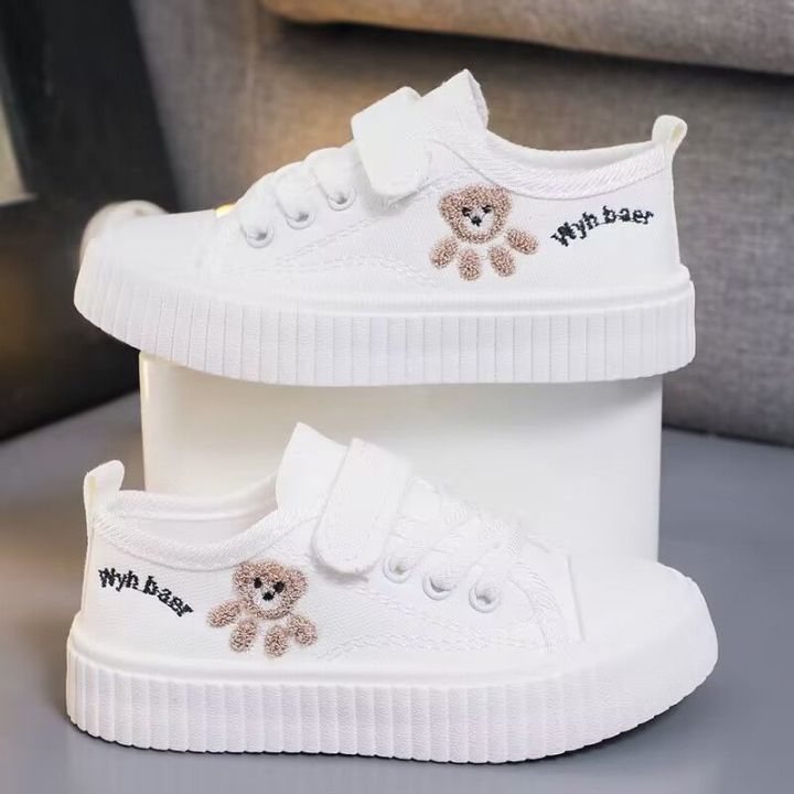 Children's Day kindergarten white shoes spring and autumn new children ...