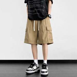 celana pendek pria bawah lebar celana pendek pria dewasa casual celana jogger cargo pendek pria Celana pendek cowok keren Khaki celana pendek korea celana kargo pendek murah celana pendek karet pria hitam M-3XL