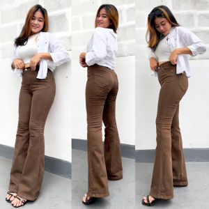 CELANA JEANS CUTBRAY HIGHWAIST WANITA HW CUTBRAY PANJANG KEKINIAN - Celana Cutbray Jeans Inport Wanita Terbaru - Highwaist Cutbray Jeans Mocca - Celana Cutbray Panjang Wanita Kekinian