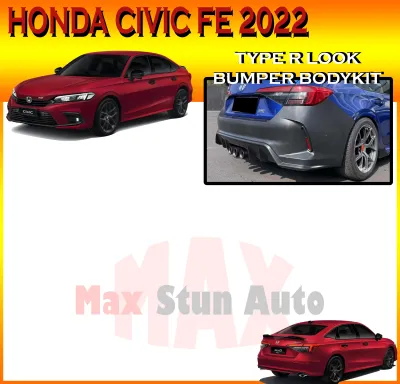 HONDA CIVIC FE 2022 11th GEN TYPE R STYLE PP BUMPER SET (TYPE-R) FRONT BUMPER REAR BUMPER FRONT GRILLE CIVIC BODYKIT