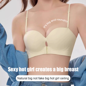 Removable NonSlip Front Button Invisible Bra Bra Invisible Clothing Matching NonSlip Removable