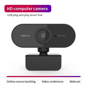 1080P Full HD Webcam with Microphone 360 Degree Adjust USB Support for Computer PC Laptop Ideal for Meetings and Classes