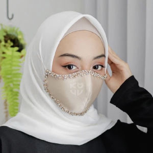Koyu Hijab Masker Kode Luxury Aqila Best Seller