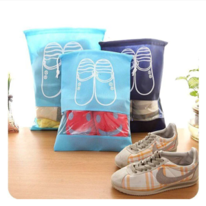 Túi Vải Polyester Đựng Giày Dây Rút Chống Bụi H138