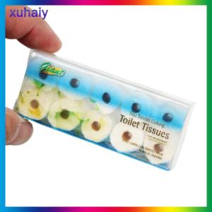 xuhaiy ม้วนกระดาษทิชชู่ขนาดเล็กสำหรับตกแต่งบ้านตุ๊กตาอุปกรณ์ตกแต่งห้องน้ำใน1 12