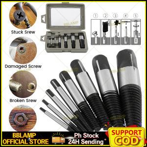 8-piece set of broken head screws extractor faucet triangle valve broken wire and twisted thread