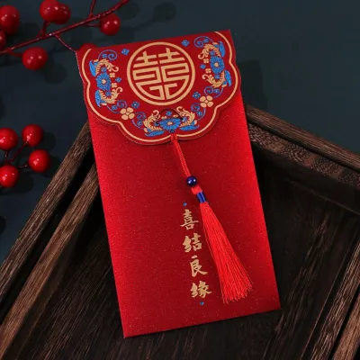 Combo 10 Lẻ 1 Bao Lì Xì Đỏ Mừng Năm Mới Phong Cách Sang Trọng Phù Hợp Cho Ngày Cưới /Quà Tặng - BEYOU