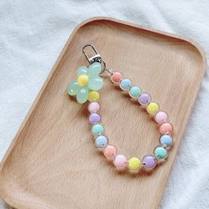 Royal Bagger New Handmade Bead Flower Bag Straps in Macaron Colors Unleash Your Korean or Japanese Chic Vibe with This Eye-catching Accessory